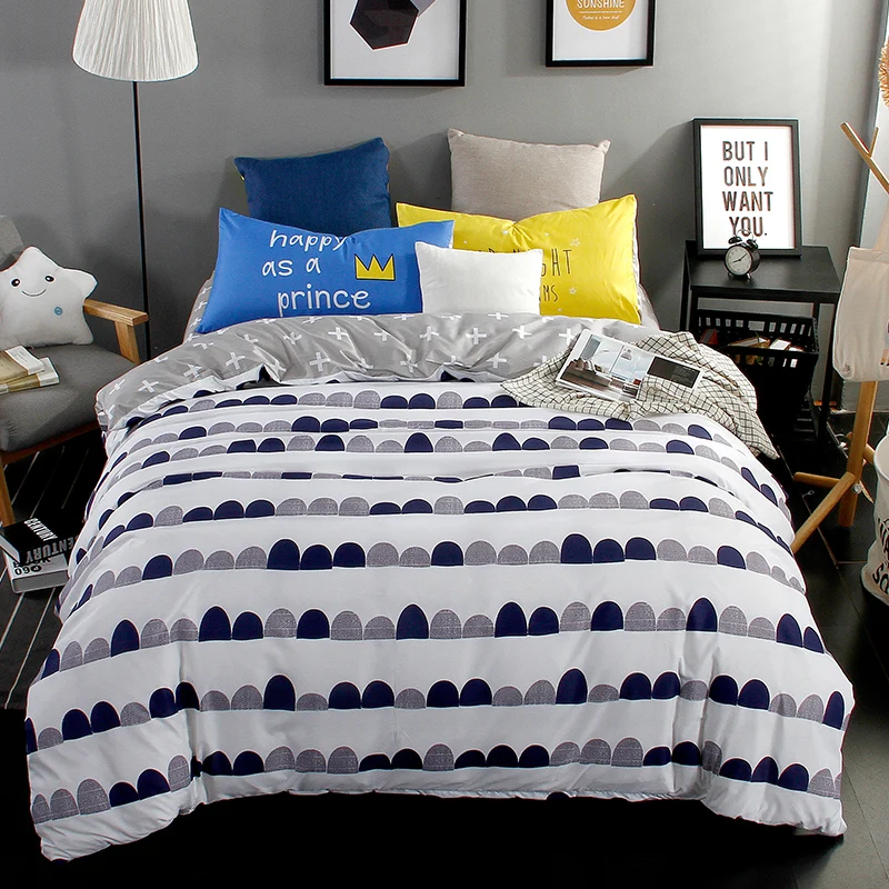 
Linen Comforter Quilt Wholesale Polyester Turkish Design 3D Kids King Size Duvet Cover Set With Bed Sheet 