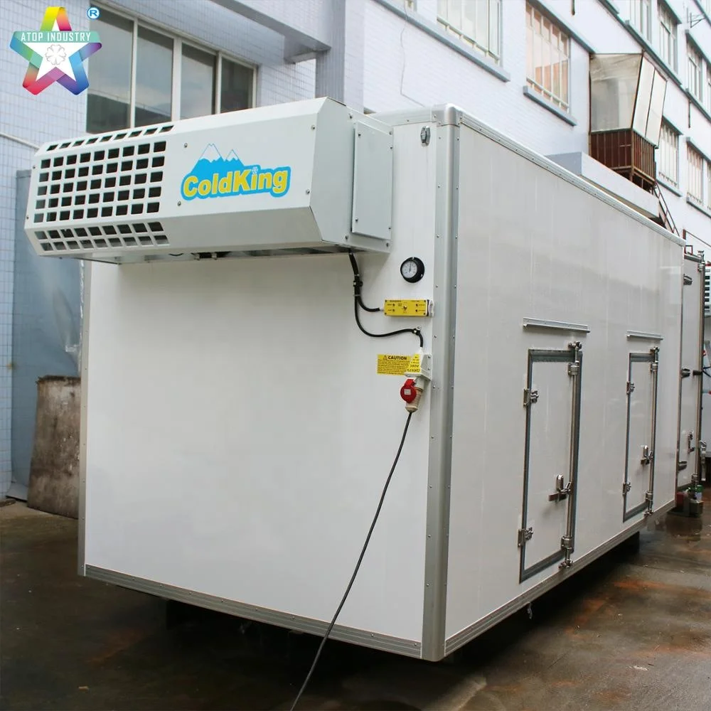 ColdKing -40C Kooltube eutectic truck refrigeration unit 4.5m length ice cream truck body