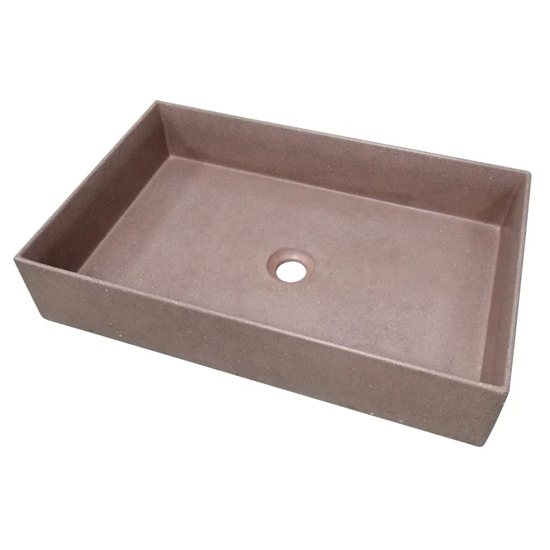 SERENE 60cm Concrete Cement Vessel Bathroom Sink