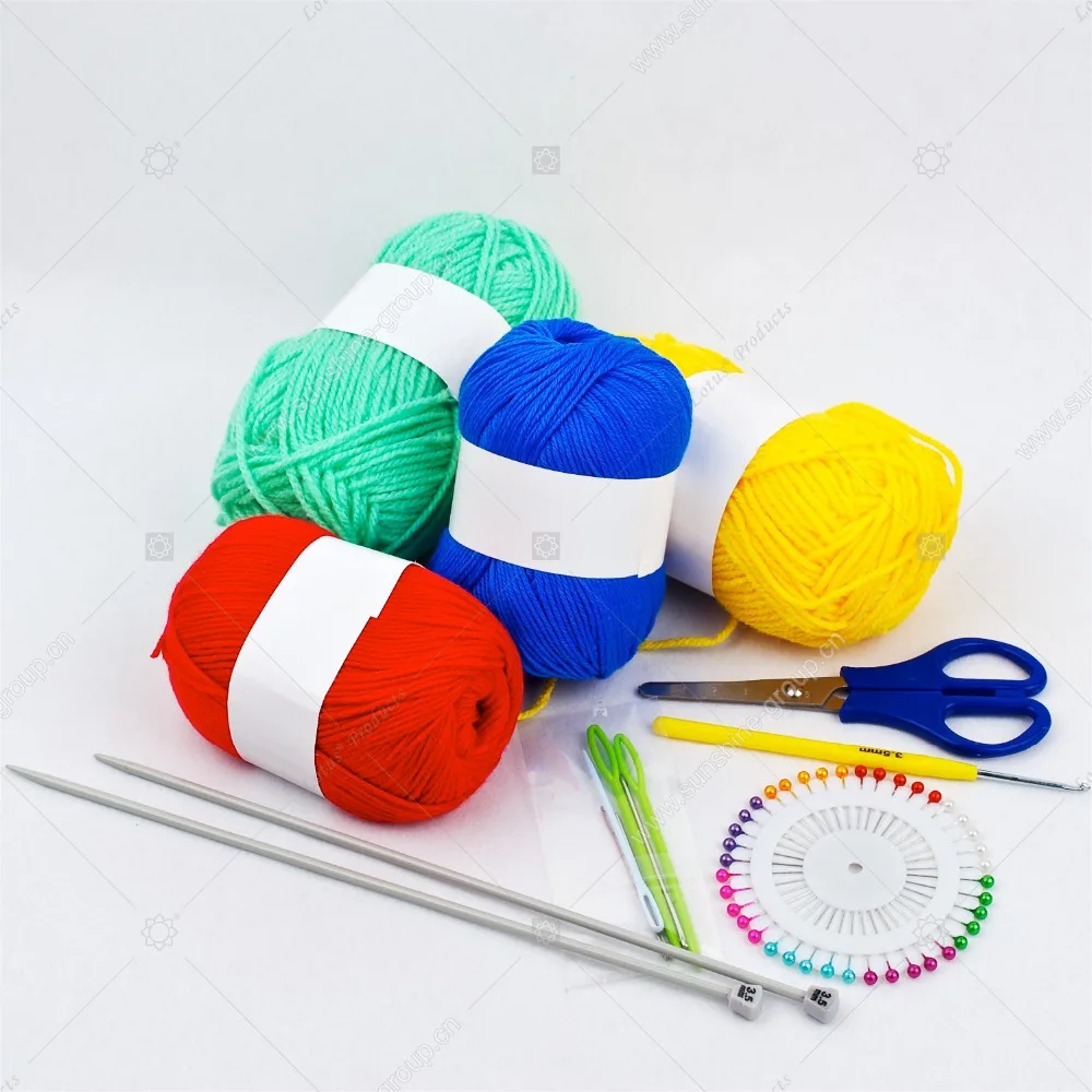 Hot Selling High Quality Knitting Yarn Hand Knitting Kit For Promotion