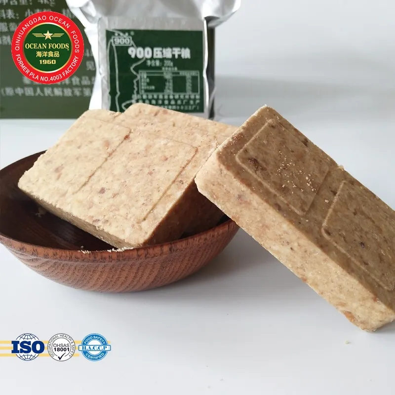  Резервный энергетический брусок экстренная пищевая продукция прессованное печенье 900 OEM ODM соленый сладкий морской хлеб из Китая; 0 2 кг