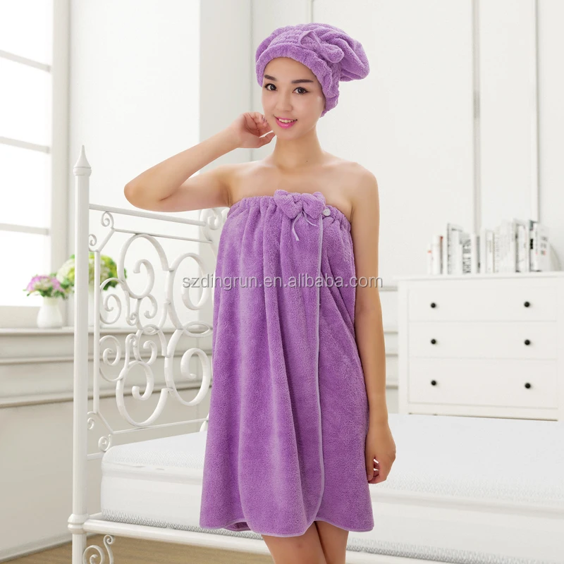 Женское банное полотенце из 100% хлопка сексуальное для девушек сушки волос