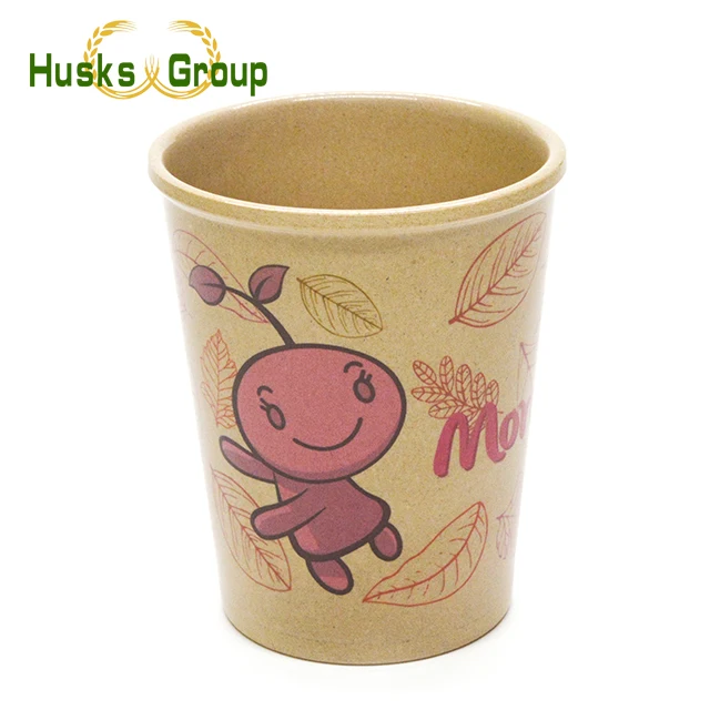 Official  Biodegradable Rice Husk Travel Mug eco coffee cup reusable