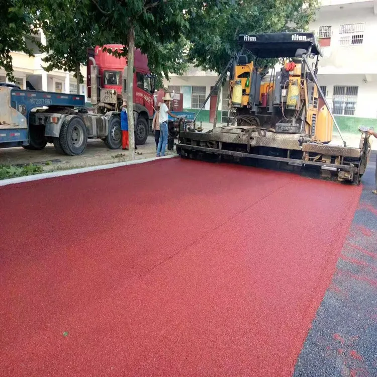 
Modified colored bitumen with bright colors and stable chemical properties 