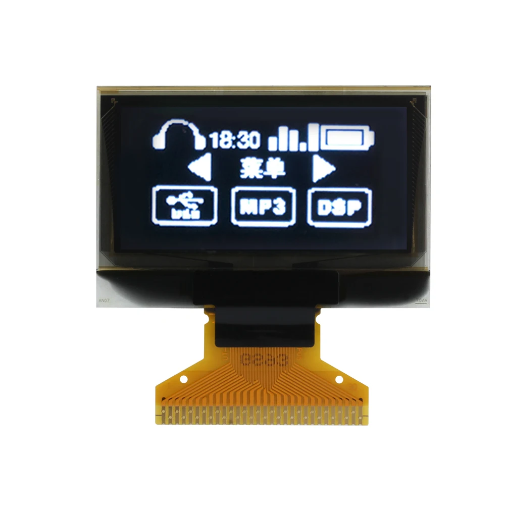 Маленький OLED ЖК-дисплей 0,96 дюйма, 128x64 пикселей, синий, SSD1315 IC