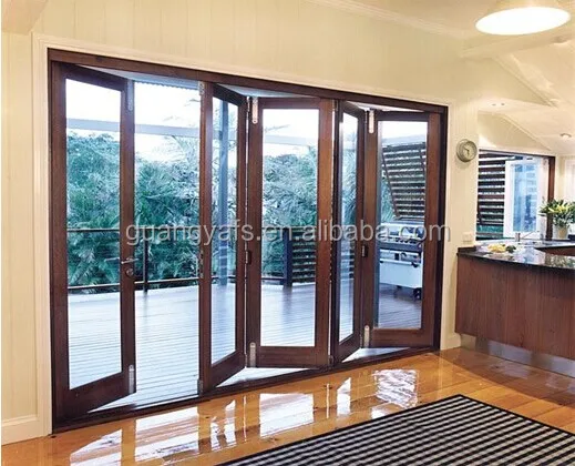 Aluminum Folding door 27 Years Experience Commercial Residential Aluminum Folding door System OEM Good Price