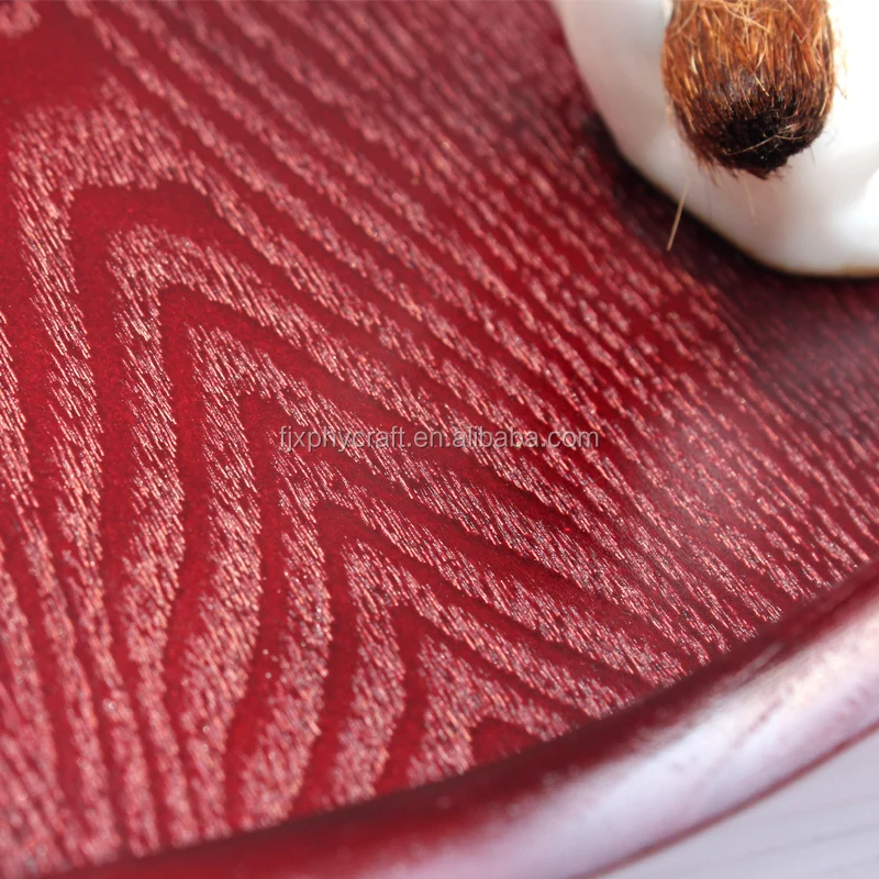 solid wood padded laptop bed tray with 2 handle