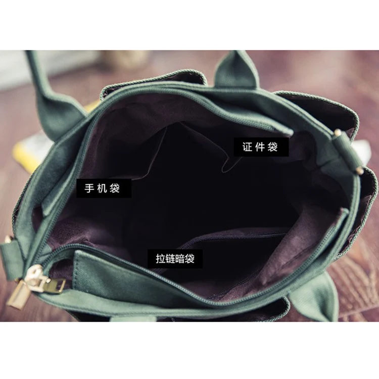 New arriving canvas shoulder bag with high quality designer handbag for shopping on sale