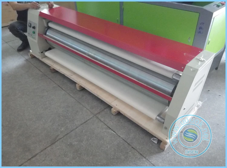 Cheap roller large format sublimation heat press cloth automatic fabric roll to roll heat transfer printing machine