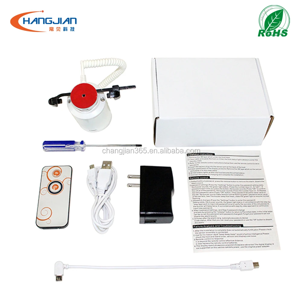 Factory Supply Mobile phone  security in retail showroom anti theft charging stand