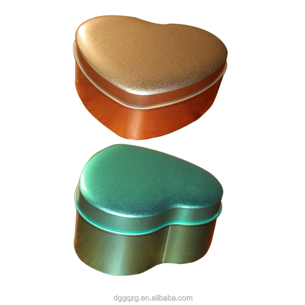 Подарочные жестяные коробки в форме сердца