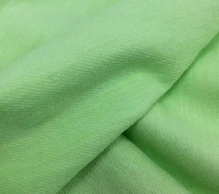 custom 230-350gsm CVC or 100% cotton knitted loop french terry fabric for hoodie sweatshirts and jackets