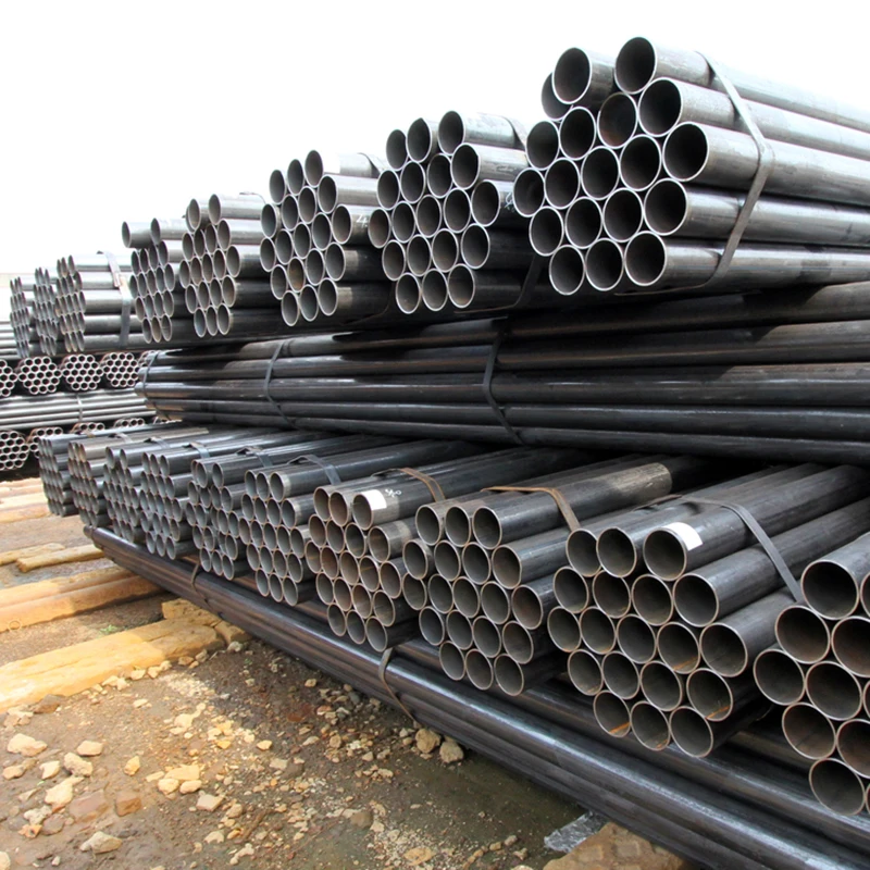 ASTM A572 GR.50 Q345B ERW черная углеродистая сварная стальная труба/трубка