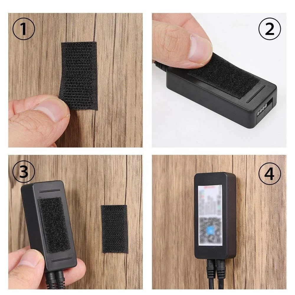 Nylon Self Adhesive Hook and Loop Circle Coin Dots with super stickey Glue