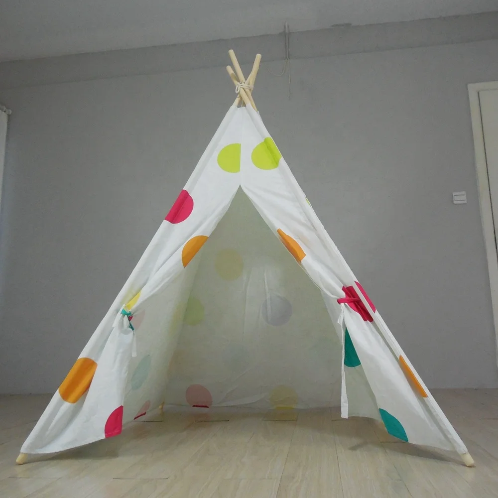 Tent toy for kids teepee tentChildren Toy Tent kids cotton canvas tent house toy Baby Room