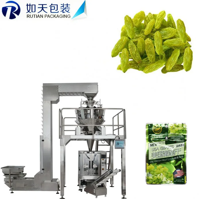 
Dried Dates/Mangoes/Apricots/Raisins/Pineapples/packing machine 