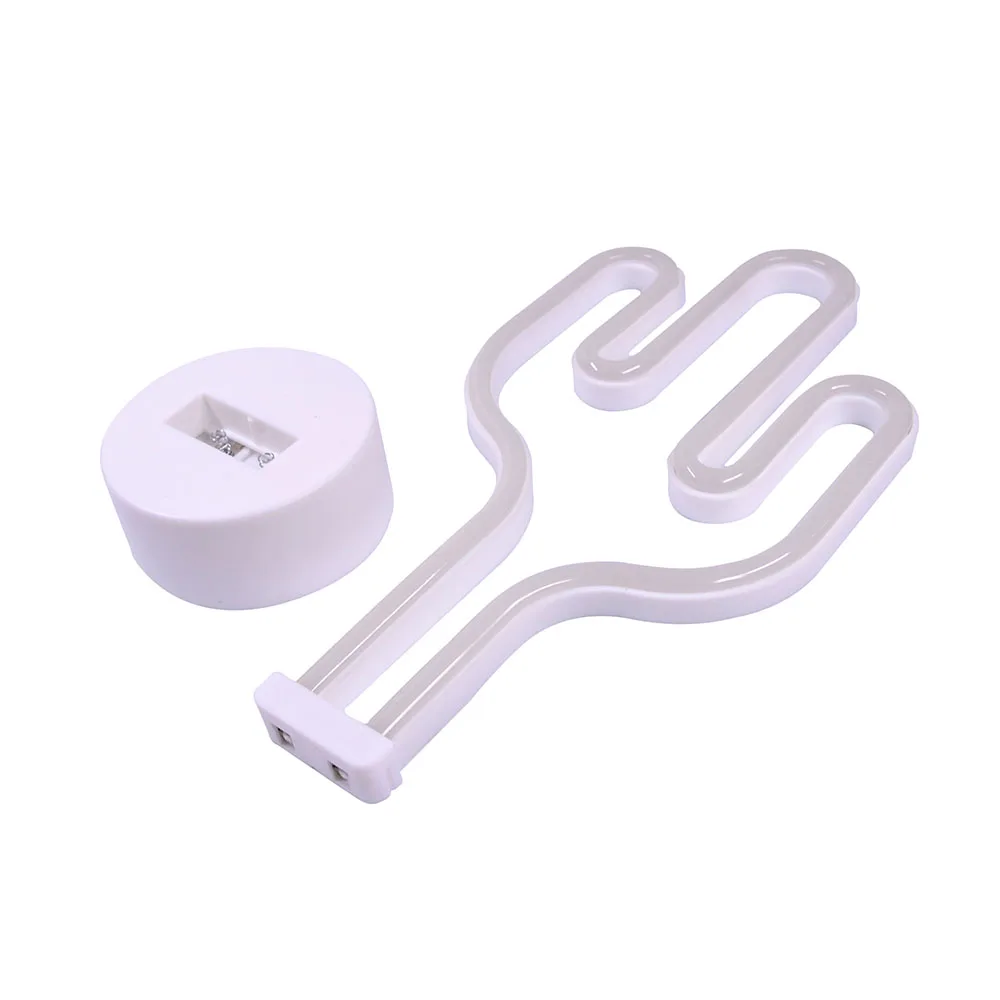 Custom Desktop 3AA Battery  Christmas Creative Kids Gift Holiday Decoration Lamp Home Sign Cactus Table Tree LED Neon Light