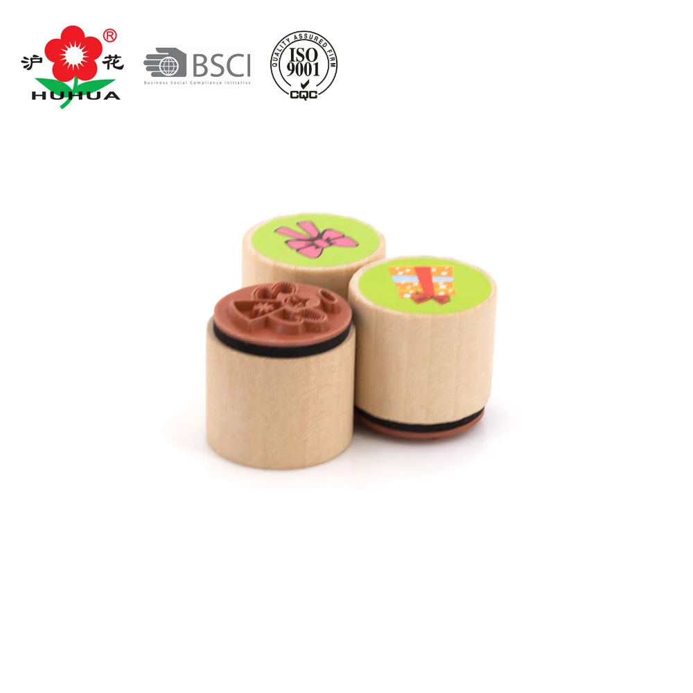 Wooden Rubber Stamp Set For Children