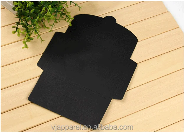 eco-friendly kraft paper box envelope with customized colorful logo