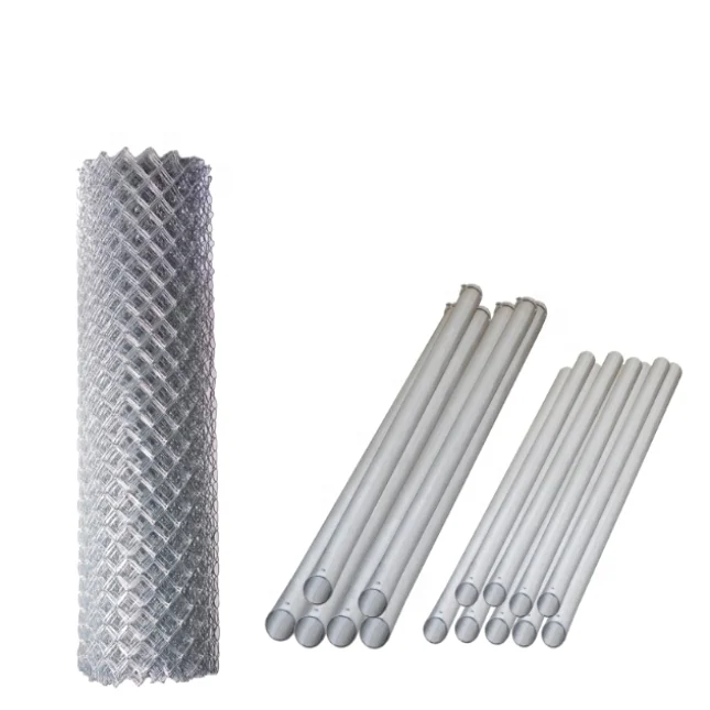 4 ft. x 50 ft. 11-Gauge Galvanized Steel Chain link Fence wire mesh