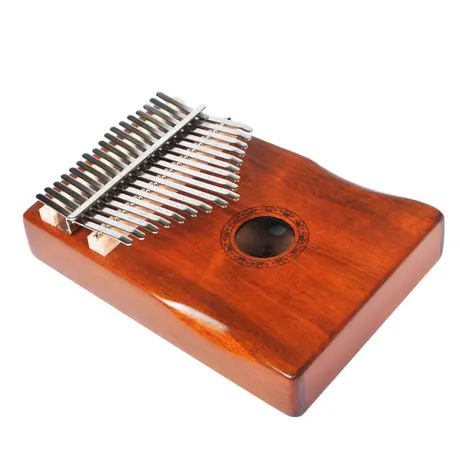 China supplier 17 or 10  Key Mahogany wood Cutway  Kalimba Mbira Sanza Finger Thumb Keyboard Marimba Wood Musical Instrument
