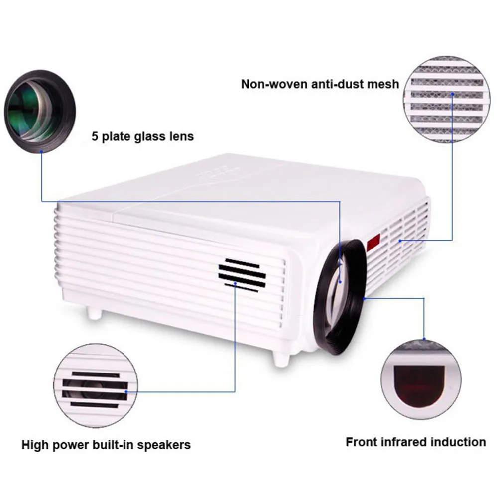 Best Selling Smart 3000Lumens 1080p Multimedia Miracast Airplay TV LCD LED Android Proyector