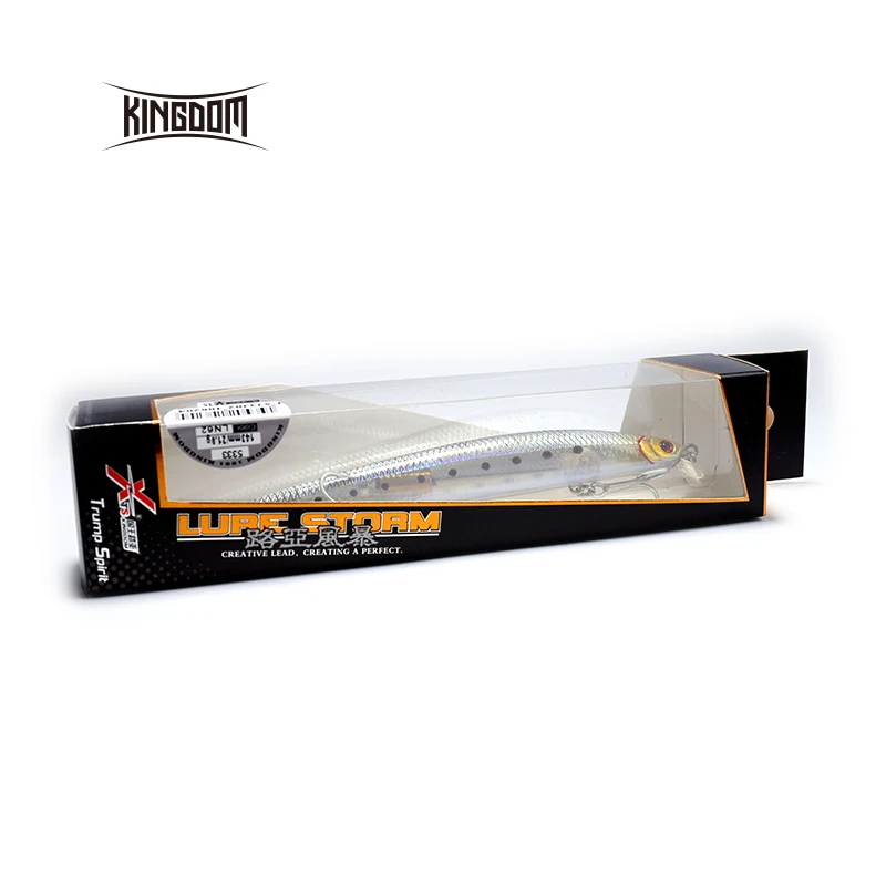 120mm 14.5G 143mm21g minnow fishing lure with wobbler hard bait fishing tackle VMC hook five colors available