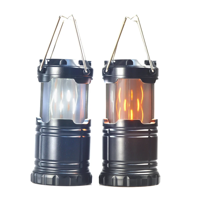 3AA battery powered Flickering Flame Torch light Outdoor LED Lantern Flame Camping Light