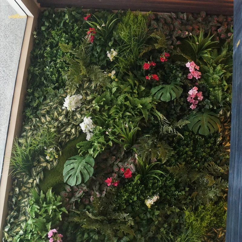 plant decor moss for sale garden decoration fence decorative plastic brick wall artificial green wall vertical wall garden plant