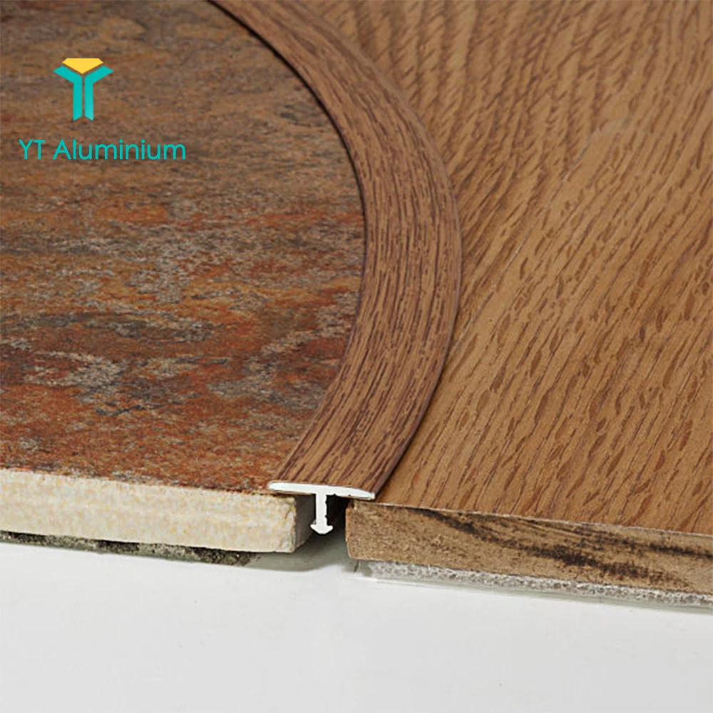 Customized Aluminum Tile Trim Profile L Shape T Shaped Metal Corner Edge Tile Trim