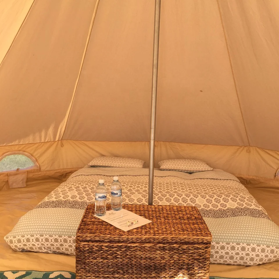 Luxury Outdoor Hotel Indian Luxury 8-10 person Bell Tent