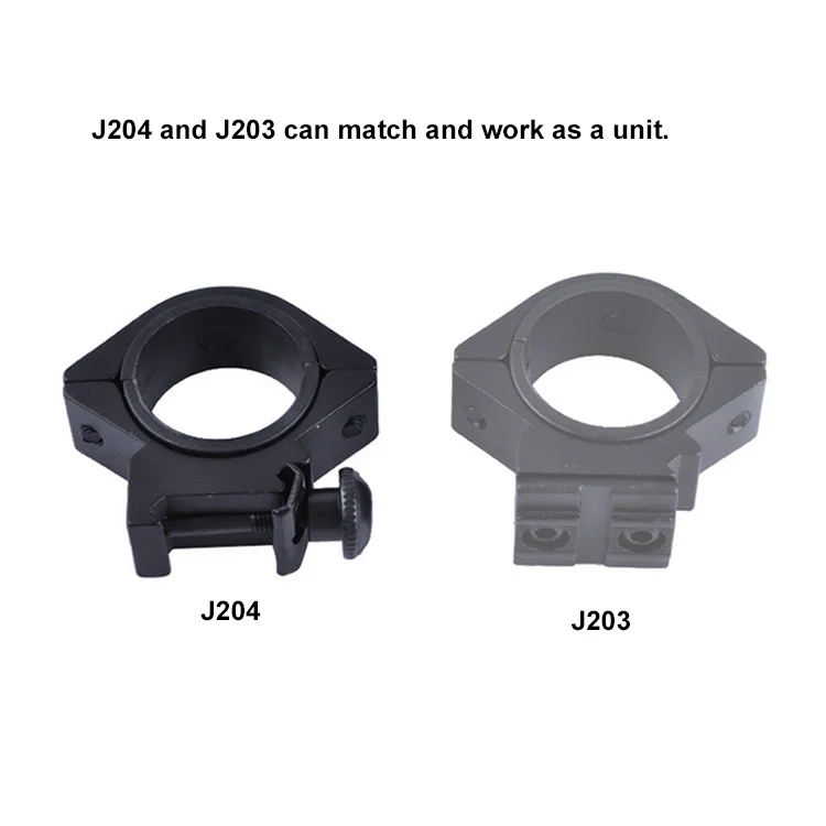 
Jialitte J204 25 / 30mm Ring Scope Mount Rifle 21mm Weaver Picatinny Mount 