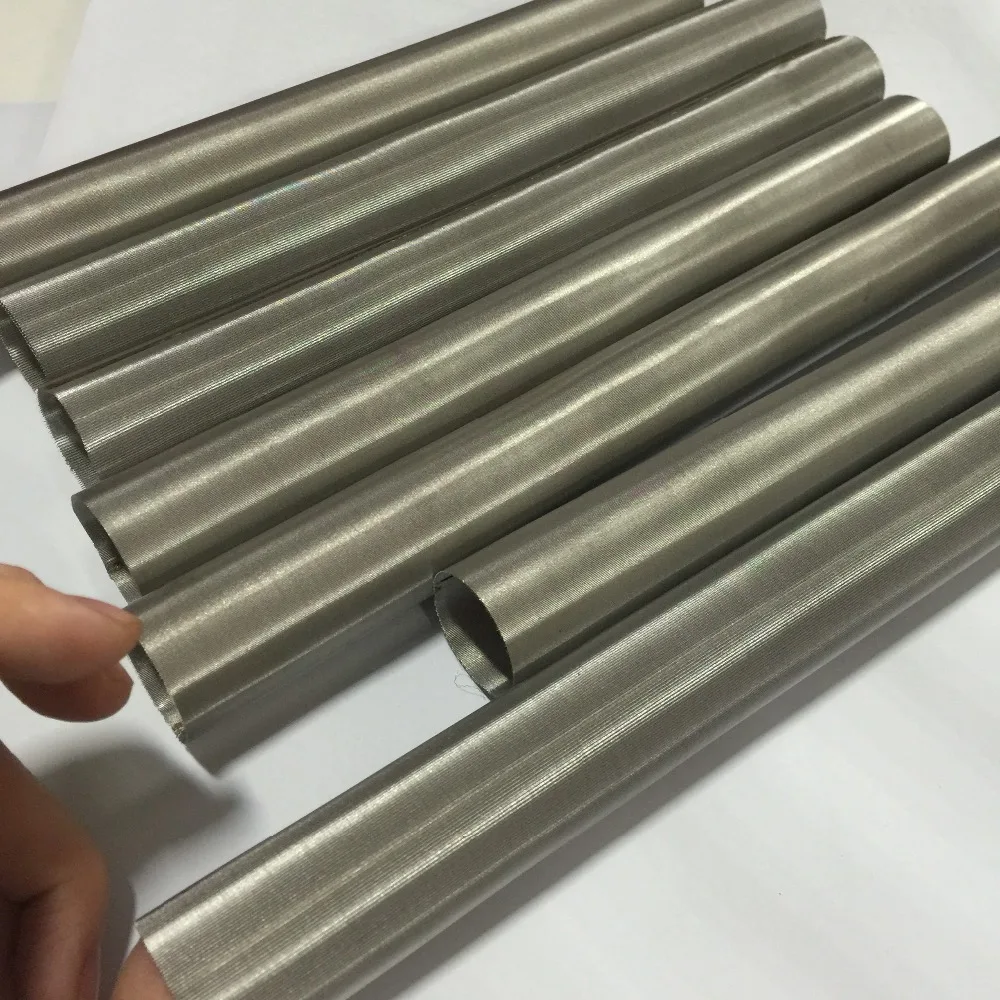 BOLIN stainless steel 25 50 micron 9x1 inch size terp tubes mesh screen filter tubes