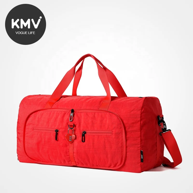 Anti-theft with Coded Lock Folding Nylon Bag Sling Bag Travelling Bags Luggage