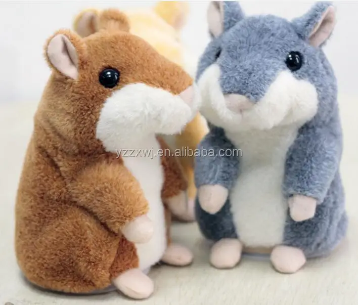 free sample Voice Recording Talking Hamster Repeats Stuffed Plush Talking Hamster For Children