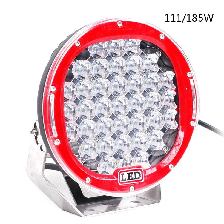 Car accessories light Round 9 inch 111W LED Work Light For Offroad 4x4 led light Car And Truck Spot And Flood Beam LED Work Lamp