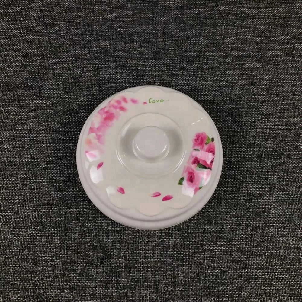 Melamine round plastic bowl with lid