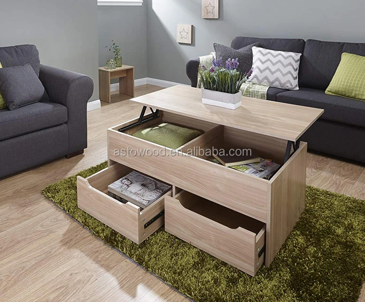 Ultimate Two Drawer Lift Up Storage Coffee Table