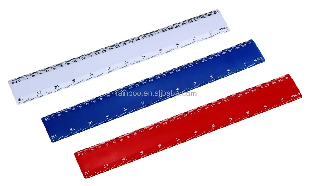 promotional 6 Inch/12 inch 30cm plastic ruler for school