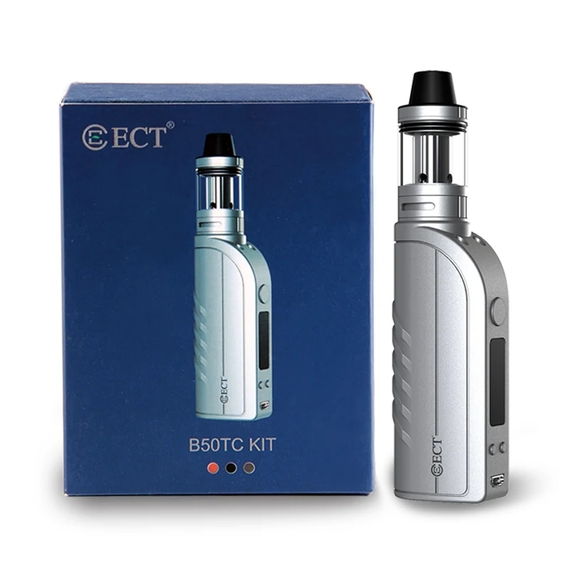 
TPD electronic cigarette ECT B50TC Black Silver Red Colors 2200mAh Big Vapor e shisha 