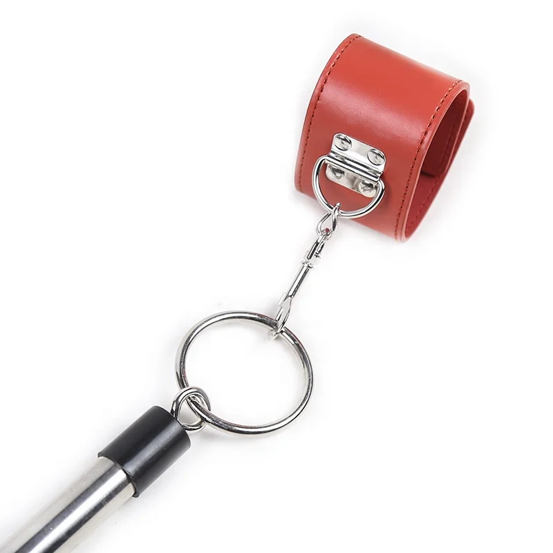 Steel pipe footcuffs Adult BDSM Toys Wholesale Restraint Slave Sex Toys Bondage Mouth Gag Nylon Male bdsm steel cuffs For legs