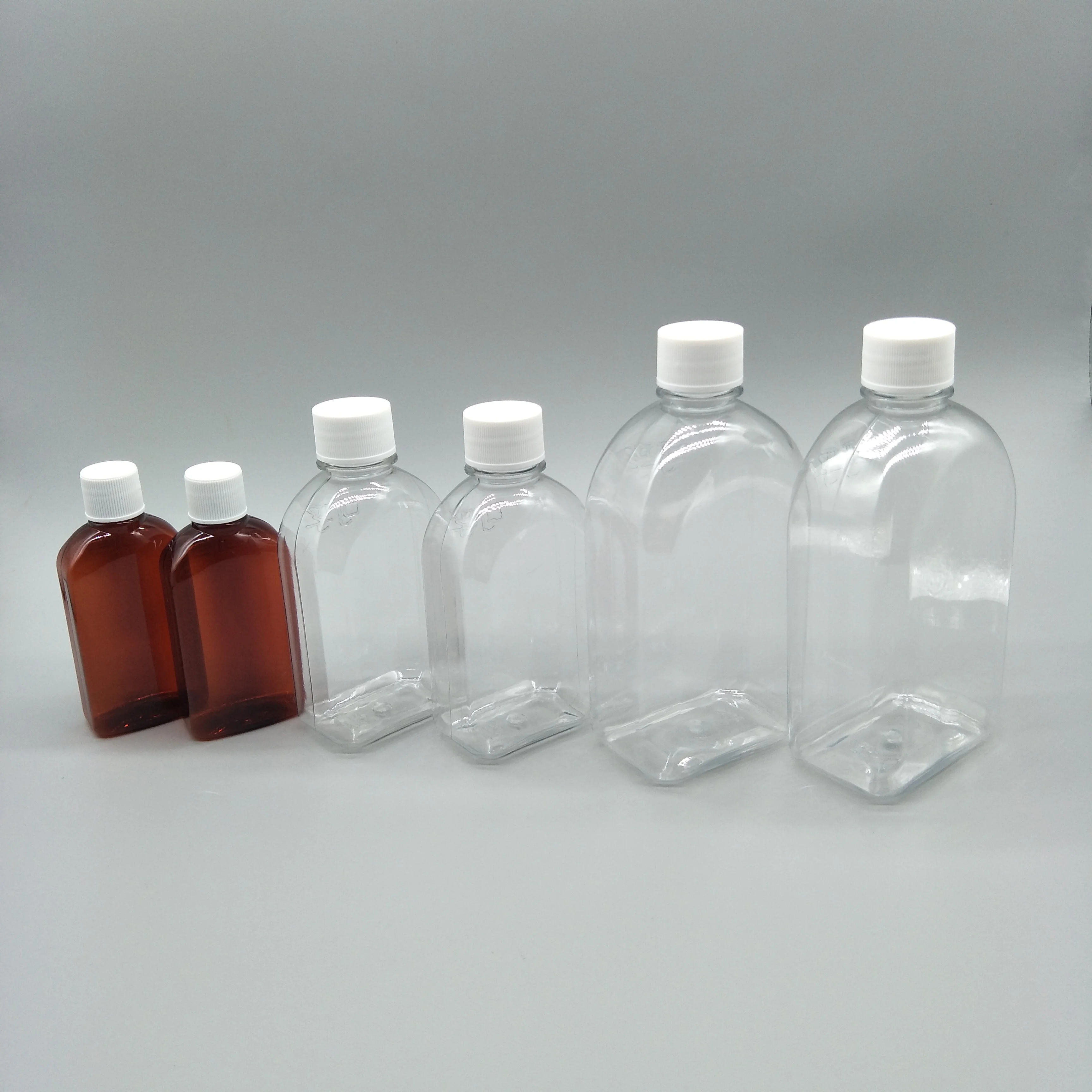 
Factory price! 100ml 250ml 500ml plastic bottle used for disinfection with alcohol packaging and mouthwash. 