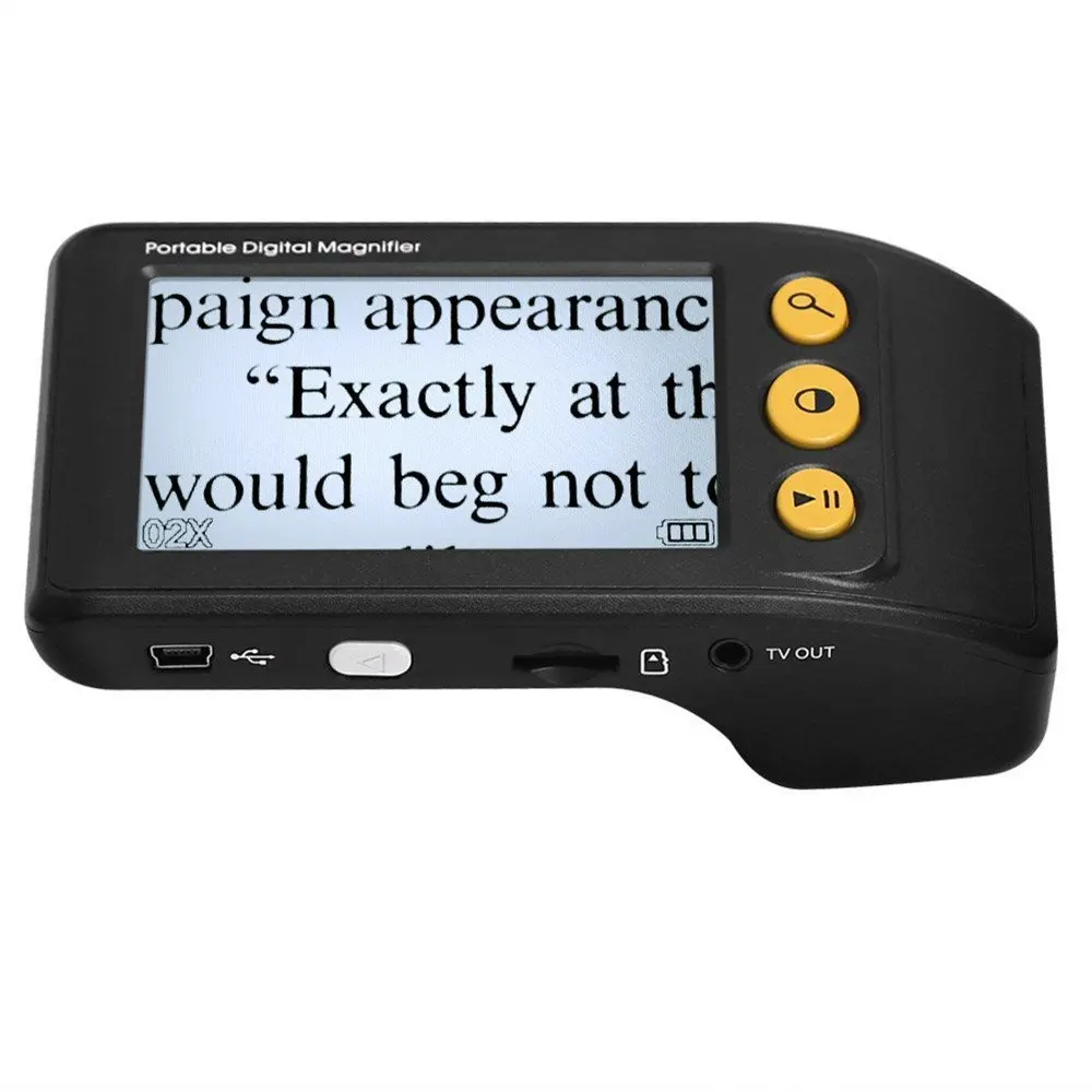 New 3.5 inch portable digital video magnifier for low vision aid