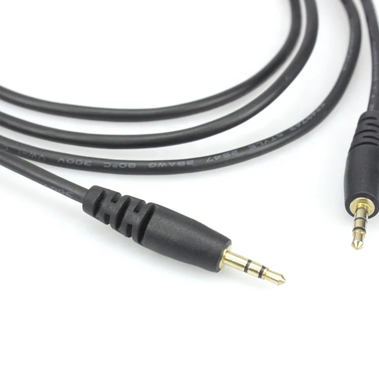 2.5mm audio  Cable 3 pole 2.5 TRS stereo plug male  extend audio cable