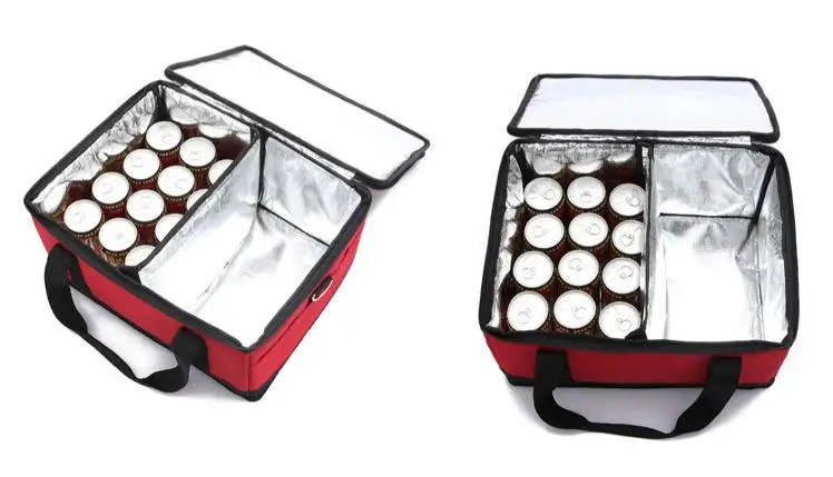 Extra large leakproof camping soft insulated seafood fish 24 cans cooler beach tote bag