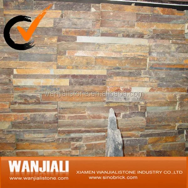 
Exterior slate wall panel 