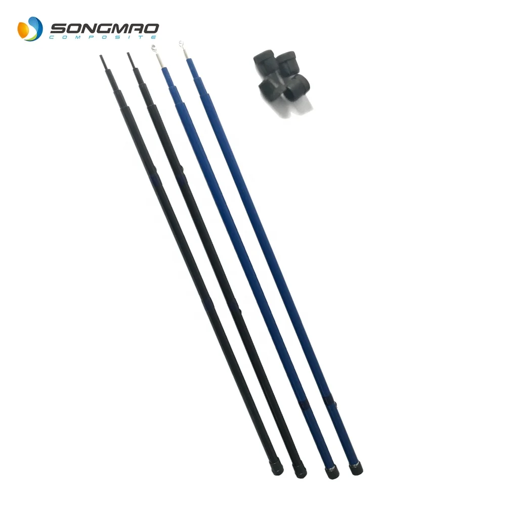 4m 5m 6m 7m 8m fiberglass rod telescopic flag pole