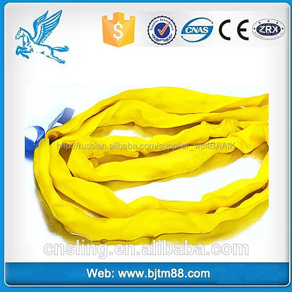 Alibaba express soft round mast sling/eye eye polyester soft round sling