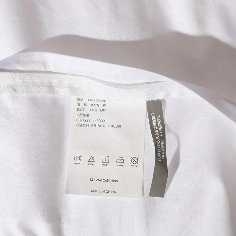 Factory direct bedding hotel linen simple quality four-piece set Report