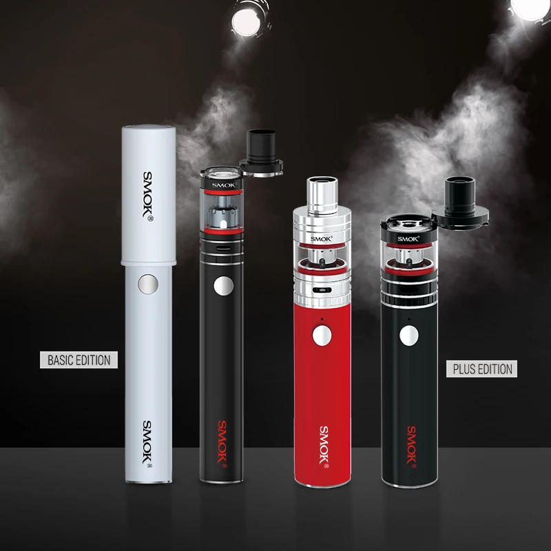 
High quality ecig starter kit SMOK 2200mah Stick One Basic Kit 2.0ml Nano TFV4 Tank black/white/red/silver Stick One Kit 